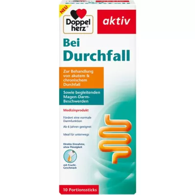 DOPPELHERZ Bei Durchfall flüssig Sticks, 10 St