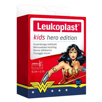 LEUKOPLAST kids Pflaster hero Wonder Woman 6 cmx1m, 1 St