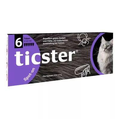 Ticster Plus Spot-on Lösung für Katzen über 4-8kg (6x0.8 ml)