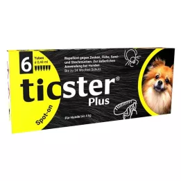 TICSTER Plus Spot-on Lsg.z.Auftropf.f.Hund bis 4kg, 6X0.48 ml