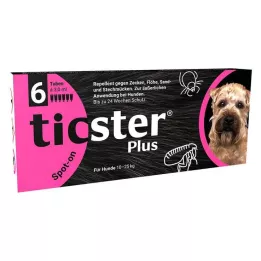 TICSTER Plus Spot-on Lsg.z.Auftropf.f.Hund 10-25kg, 6X3 ml
