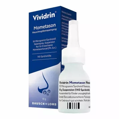 VIVIDRIN Mometason Heuschn.Nspr.50μg/Sp. 140SprSt., 18 g VIVIDRIN Mometason Heuschn.Nspr.50μg/Sp. 140SprSt., 18 g