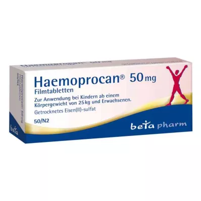 Haemoprocan 50 mg Filmtabletten (50 stk)