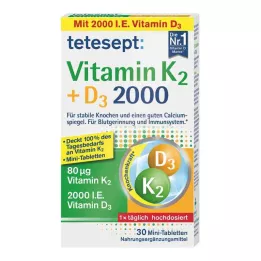 TETESEPT Vitamin K2+D3 2000 Tabletten, 30 St