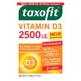TAXOFIT Vitamin D3 2500 I.E. Tabletten, 50 St