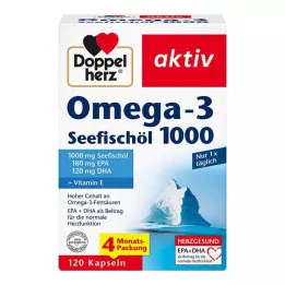 DOPPELHERZ Omega-3 Seefischöl 1000 Kapseln, 120 St