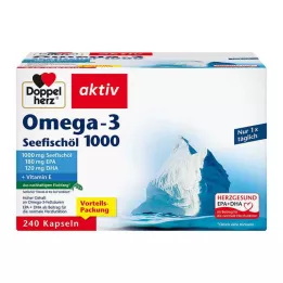 DOPPELHERZ Omega-3 Seefischöl 1000 Kapseln, 240 St