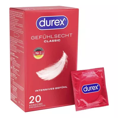 durex® Gefühlsecht Classic Kondome, 20 St