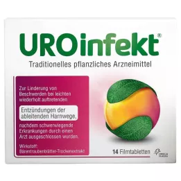 UROINFEKT 864 mg Filmtabletten, 14 St