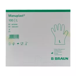 MANUPLAST Einmal Handschuhe PE Gr.L, 100 St