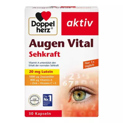 DOPPELHERZ Augen Vital Sehkraft aktiv Kapseln, 30 St