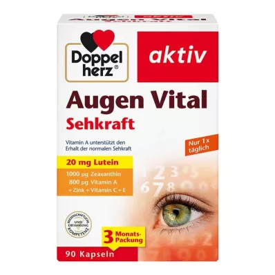 DOPPELHERZ Augen Vital Sehkraft aktiv Kapseln, 90 St
