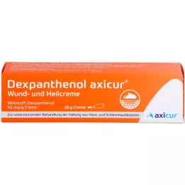 DEXPANTHENOL axicur Wund- und Heilcreme 50 mg/g, 20 g