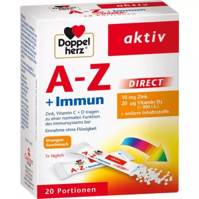 DOPPELHERZ A-Z+Immun DIRECT Pellets, 20 St