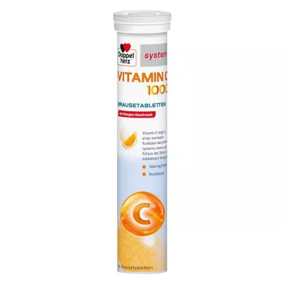 Doppelherz Vitamin C 1000 system Brausetabletten, 40 St Doppelherz Vitamin C 1000 system Brausetabletten, 40 St