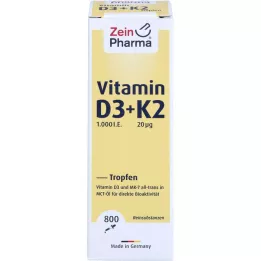 VITAMIN D3+K2 MK-7 Tropfen z.Einnehmen hochdosiert, 25 ml