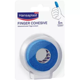 HANSAPLAST Fingerverb.selbsthaft.2,5 cmx5 m blau, 1 St