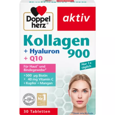 DOPPELHERZ Kollagen 900 Tabletten, 30 St