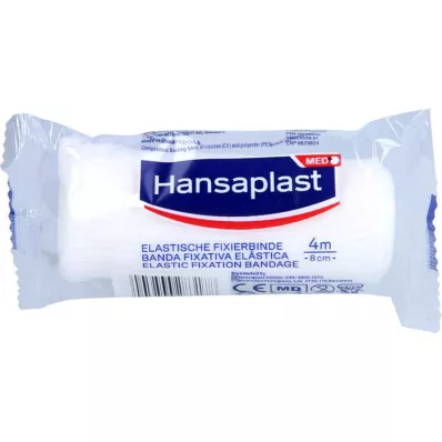 HANSAPLAST elastische Fixierb.gekreppt 8 cmx4 m, 1 St