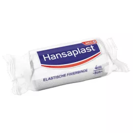 HANSAPLAST elastische Fixierb.gekreppt 8 cmx4 m, 1 St