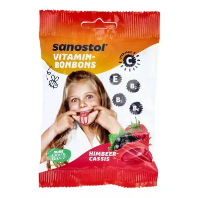 Sanostol Vitamin Bonbons Himbeer Cassis (75 g)