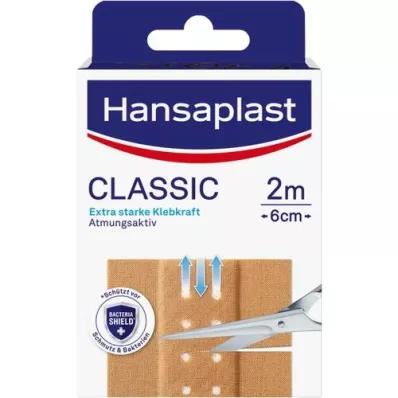 HANSAPLAST Classic Pflaster 6 cmx2 m, 1 St