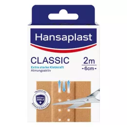 HANSAPLAST Classic Pflaster 6 cmx2 m, 1 St