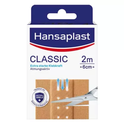 Hansaplast Classic Pflaster 6 cm x 2 m, 1 St