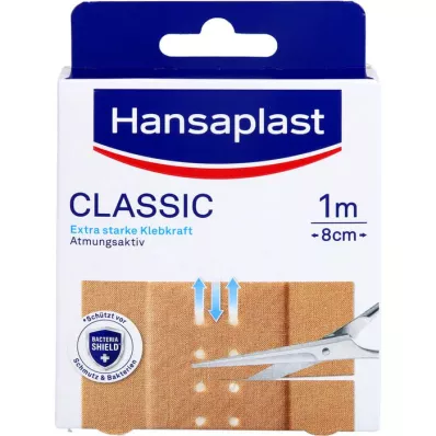 HANSAPLAST Classic Pflaster 8cm x1 m, 1 St