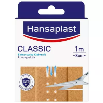 Hansaplast Classic Pflaster 8 cm x 1 m, 1 St