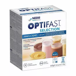 OPTIFAST Selection Drinks &amp; Cremes Pulver, 8X55 g