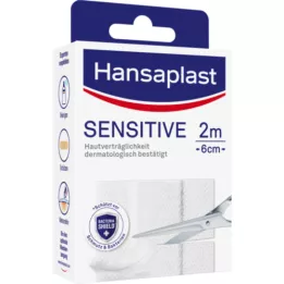 HANSAPLAST Sensitive Pflast.hypoallergen 6 cmx2 m, 1 St