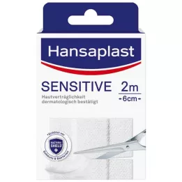 HANSAPLAST Sensitive Pflast.hypoallergen 6 cmx2 m, 1 St