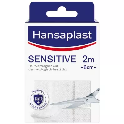 Hansaplast Sensitive Pflaster hypoallergen 6 cmx2 m, 1 St
