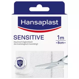 HANSAPLAST Sensitive Pflast.hypoallergen 8 cmx1 m, 1 St