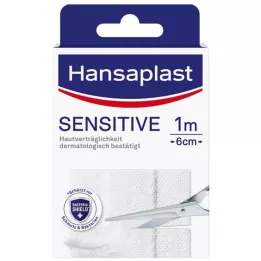 HANSAPLAST Sensitive Pflast.hypoallergen 6 cmx1 m, 1 St