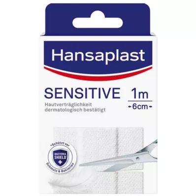 Hansaplast Sensitive Pflaster hypoallergen 6 cmx1 m, 1 St