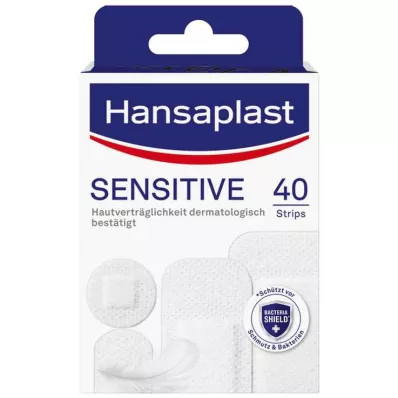 Hansaplast Sensitive Pflaster hypoallergen Strips, 40 St