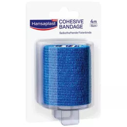 HANSAPLAST Fixierbinde selbsthaft.6 cmx4 m blau, 1 St