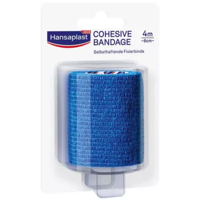 Hansaplast Fixierbinde selbsthaftend 6 cmx4 m blau, 1 St Hansaplast Fixierbinde selbsthaftend 6 cmx4 m blau, 1 St