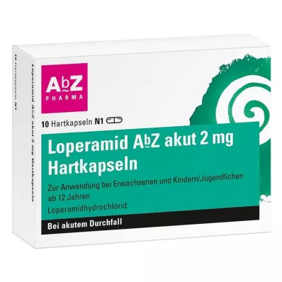 Loperamid AbZ akut 2 mg Hartkapseln, 10 St Loperamid AbZ akut 2 mg Hartkapseln, 10 St