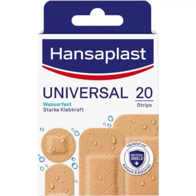 HANSAPLAST Universal Pflasterstrips wasserfest, 20 St