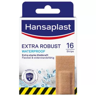 Hansaplast extra robust wasserdicht Pflasterstrips, 16 St