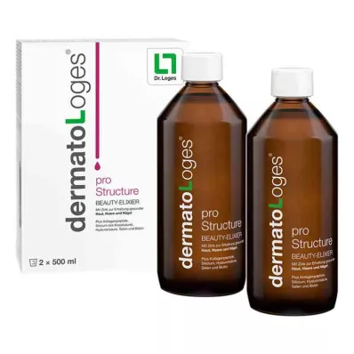 dermatoLoges proStructure -Silicium, Kollagen und Hyaluronsäure (2x500 ml)