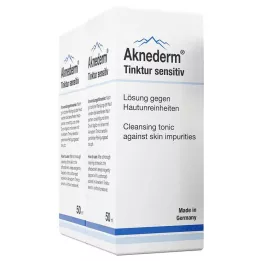 AKNEDERM Tinktur sensitiv, 2X50 ml