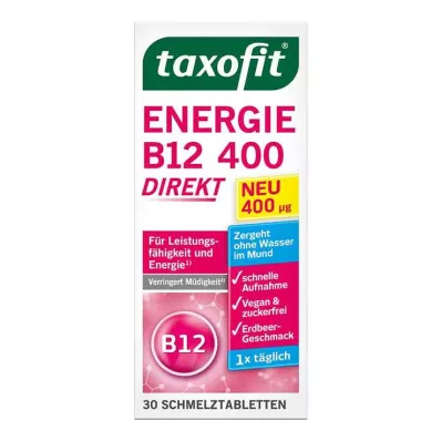 Taxofit Energie B12 400 direkt Schmelztabletten, 30 St