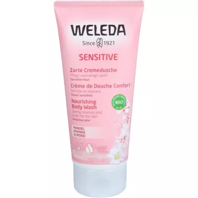 WELEDA Mandel Sensitiv zarte Cremedusche, 200 ml