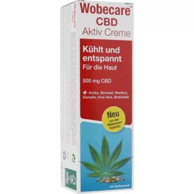 WOBECARE CBD Aktiv Creme, 100 ml