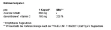 Instructions for use for Vitamin C 160 mg Acerola Extrakt pur vegan Kapseln, 180 St - 5