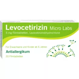 LEVOCETIRIZIN Micro Labs 5 mg Filmtabletten, 20 St